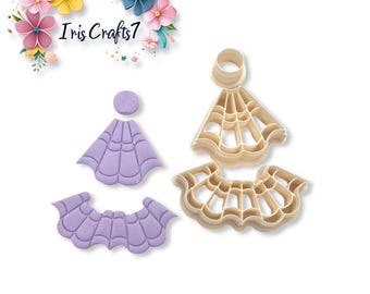 Earrings and Necklace Set No 2 Polymer Clay Cutters Jewelry Tool