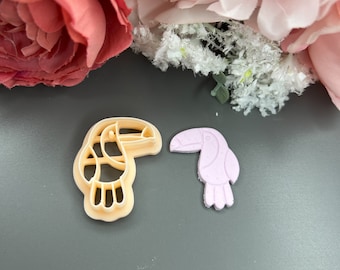 Toucan Bird Clay Cutters_ Ceramic tools_ Polymer clay cutters _Bird Earrings _Clay tools