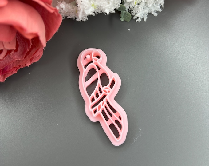 Parrot 2 Clay Cutters_ Earring Making_ Ceramic tools_ Polymer clay cutters_ Metal clay