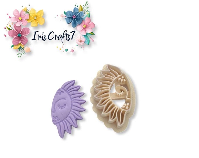 Half Sun Polymer Clay Cutter - Ceramic Tools - Earrings Making