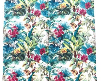 Tropical Forest Image Transfer Paper for Polymer Clay Earrings, Water Soluble Sheet