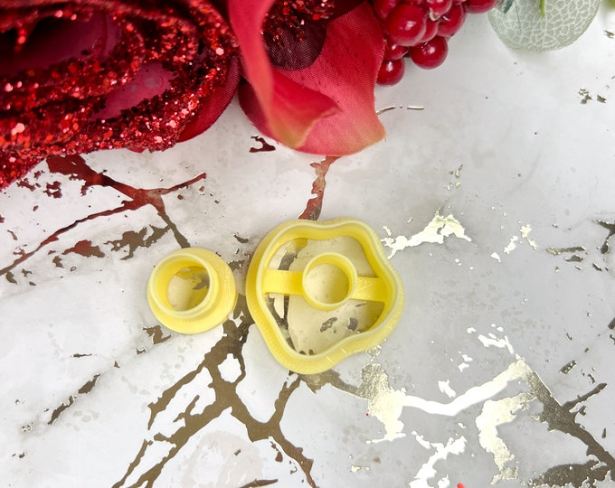 Clay cutters Fried Egg| Polymer clay cutter| Clay tools| Ceramic tools
