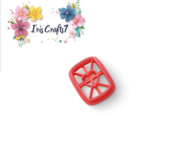 Love Letter 4 Polymer Clay Cutter - Ceramic Tools - Valentine Earrings