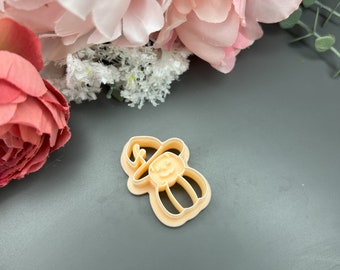 Double Pumpkin Polymer Clay Cutters for Halloween Earring Making, Craft Tools