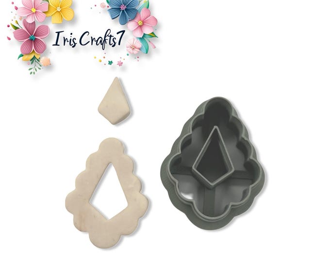 Fleur Arc No 2 Polymer Clay Cutter Earring Jewelry Tool