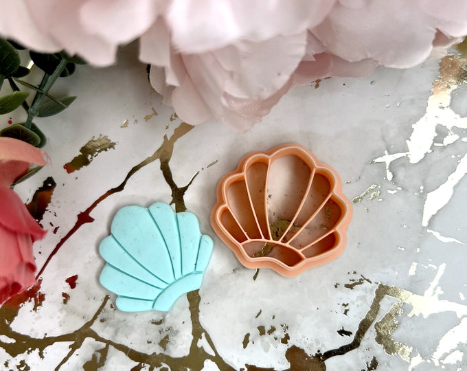 Shell 3 clay cutter| Ceramic tools| Clay tools| Polymer clay cutters