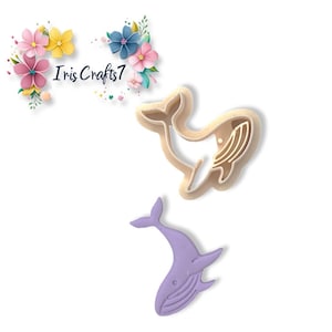 Whale 4 Polymer Clay Cutter - Earring Tool