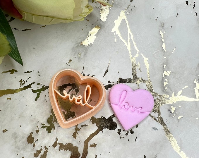 Heart No 6 Polymer Clay Cutter for Earrings Jewelry Tool