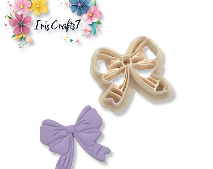 Pencil Bow Polymer Clay Cutter - Handmade Jewellery - Earrings Making