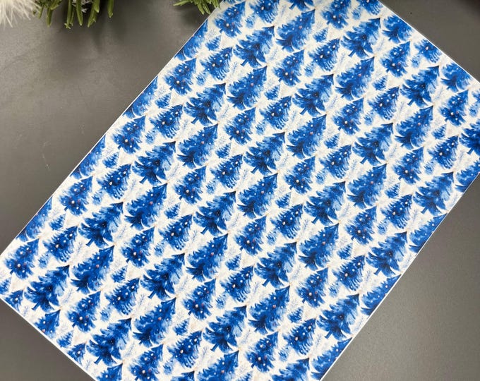 Water Soluble Christmas Tree Transfer Paper for Polymer Clay - Easy DIY Christmas Craft Supplies