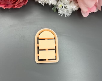 Shelve 3 Polymer Clay Cutters_ Clay Jewellery_ Ceramic Tools_ Handmade Earrings