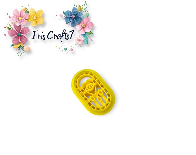 Heart Eye 2 Polymer Clay Cutter - Ceramic tools - Earrings Making