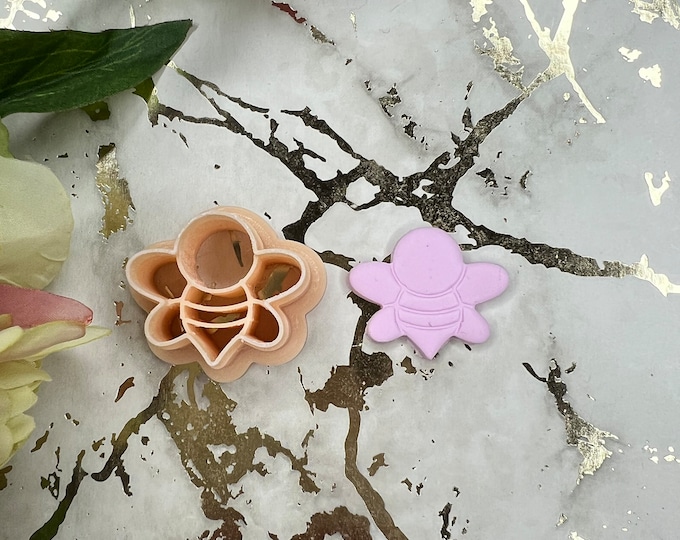 Bee polymer clay cutter / earrings clay cutters