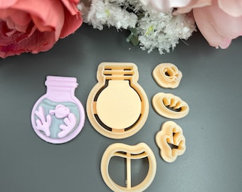Sea Bottle Lighthouse Polymer Clay Cutters Set Earring Jewelry Tool