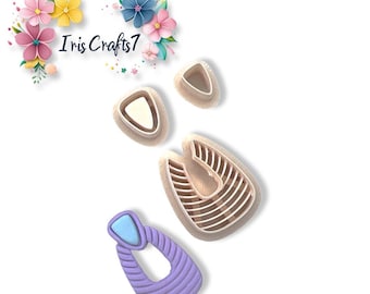Sunset Arc Earrings Polymer Clay Cutter for Jewelry Making