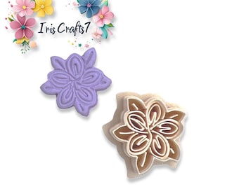 Azalea Flower 1 Polymer Clay Cutter Floral Earring Jewelry Tool