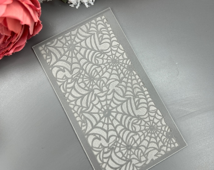 Spider Web polymer clay rubber texture mat_ Handmade Jewellery_ Clay tools