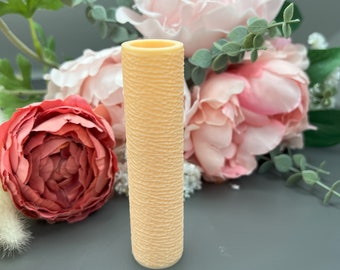 Leather Texture Roller 1_ Polymer Clay Tools_ Hand Roller_ Handmade Keychain
