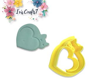 Kitty Valentine Polymer Clay Cutter for Earrings Jewelry Tool