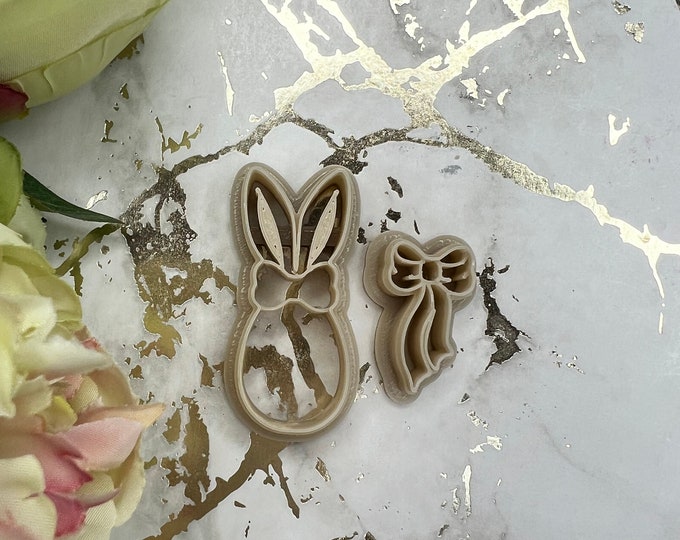 Bunny 9 polymer clay cutter set