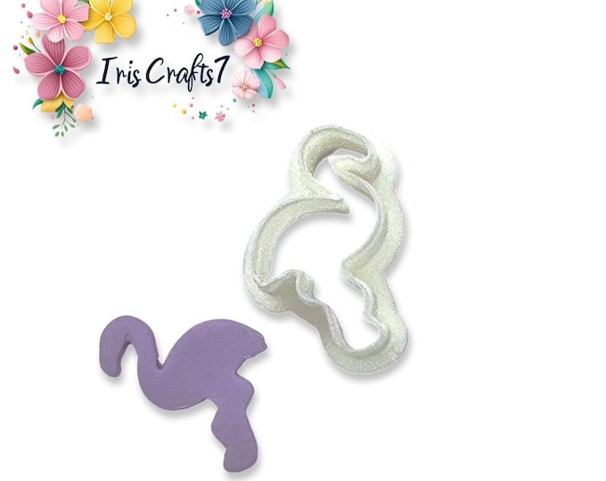 Flamingo 1 Polymer Clay Cutter - Earring Making - Ceramic Tools