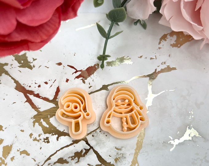 Clay cutters Snowman set| Polymer clay cutter| Christmas earrings| Ceramic tools