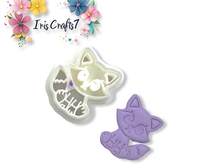 Fox 3 Polymer Clay Cutter - Clay Tools - Handmade Earrings