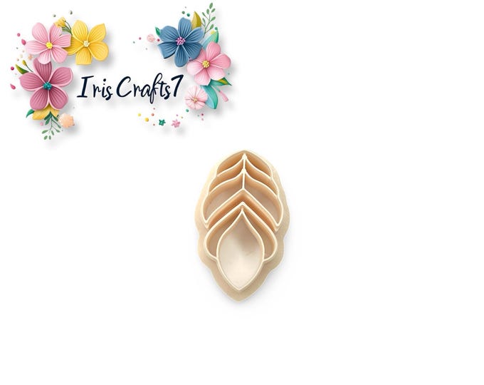 Feather 1 Polymer Clay Cutter