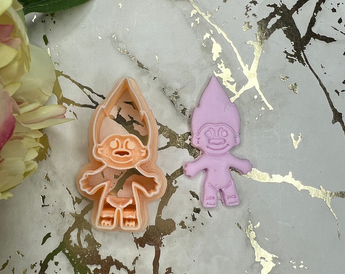 Troll polymer clay cutters / earrings cutters