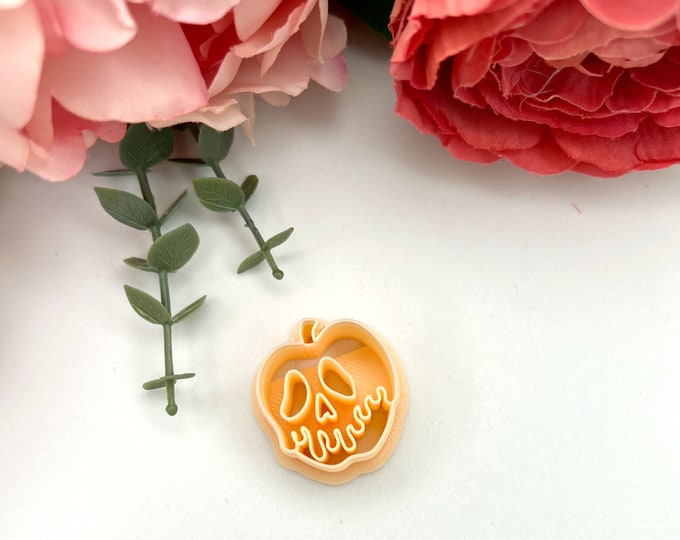 Clay cutters Spooky apple| Polymer clay cutters| Halloween cutters| Ceramic tools| Clay tools