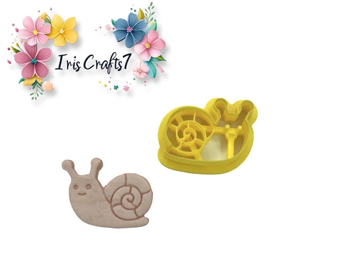 Snail 2 Polymer Clay Cutter - Earrings Making - Ceramic Tools