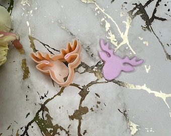 Polymer Clay Cutters Deer 6 – Craft Animal Shapes for DIY Jewelry, Scrapbooking & Clay Art Tools