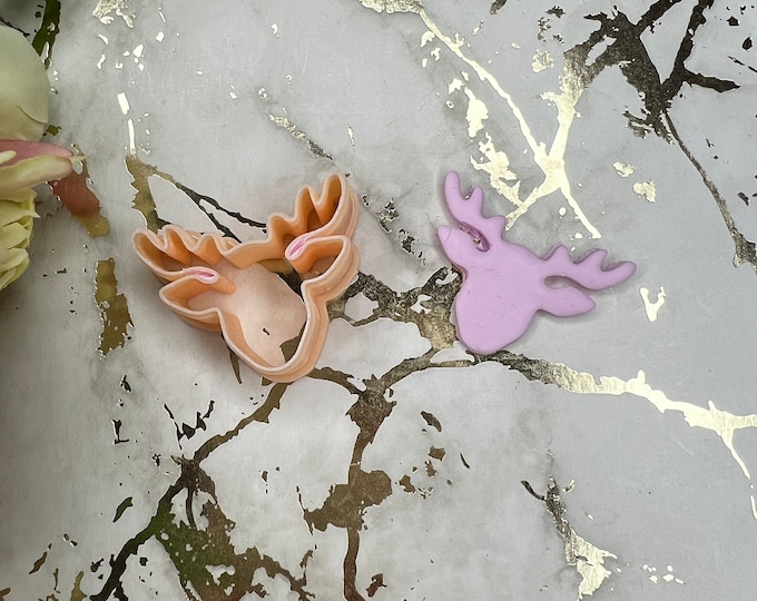 Polymer Clay Cutters Deer 6 – Craft Animal Shapes for DIY Jewelry, Scrapbooking & Clay Art Tools