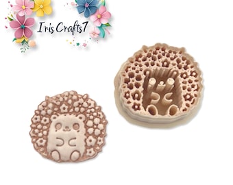 Floral Hedgehog Polymer Clay Cutter Spring Earring Jewelry Tool