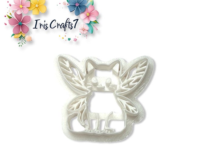 Fox Butterfly Polymer Clay Cutter for Handmade Earring Making, Craft Supplies, Jewellery Tools
