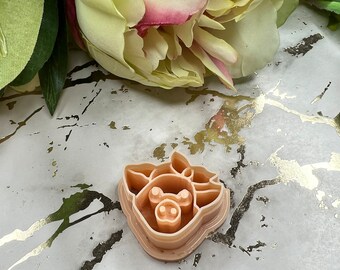 Polymer Clay Cutter Pig Shape – Animal Clay Tool for Earrings & DIY Crafts