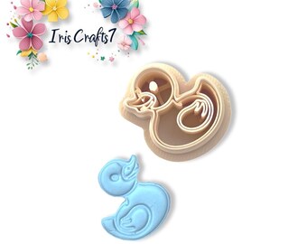 Rubber Duck Polymer Clay Cutter: 3D Printed Jewelry Mold