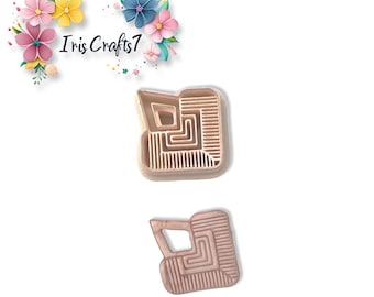 Geometric Diamond Polymer Clay Cutters: Earring Making Tools