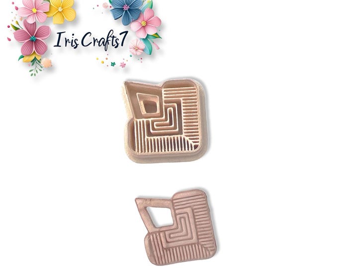 Geometric Diamond Polymer Clay Cutters – Earring Making Tools – Modern Shape Clay Cutter for DIY Jewellery Crafting