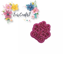 Handmade Jewellery Bee Bear Polymer Clay Cutter - Ceramic Tools for Unique Crafting & DIY Accessories