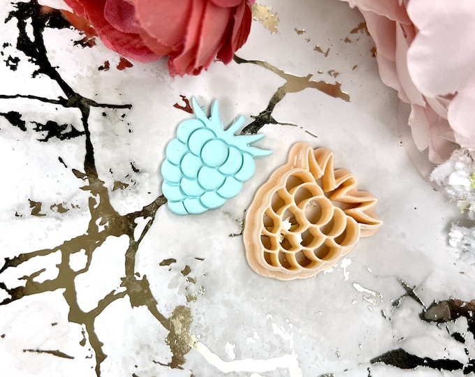 Clay cutter Raspberry| Ceramic tools| Silver clay| Polymer clay cutters