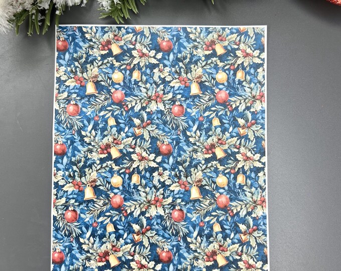 Christmas 13 Transfer Paper for Polymer Clay - Festive Holiday Designs