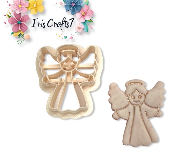 Christmas Angel Polymer Clay Cutter for Handmade Earring Making, Jewellery & Craft Tools