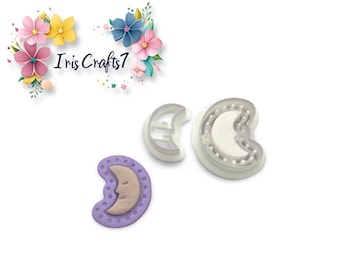 Moon Combo Polymer Clay Cutters Crescent Star Earring Jewelry Tool
