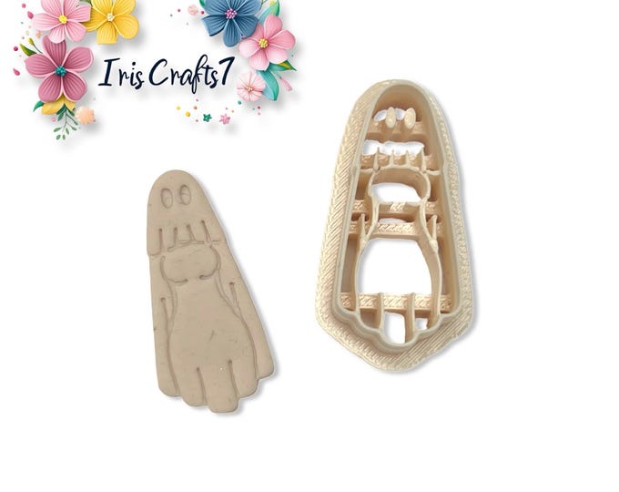 Polymer Clay Cutters Sexy Ghost 4 – Halloween Tool for Spooky Earrings