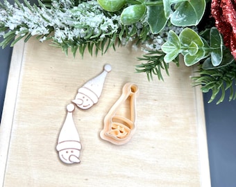 Snowman 7 Polymer Clay Cutters - Handmade Earrings - Ceramic tools - Christmas Jewellery
