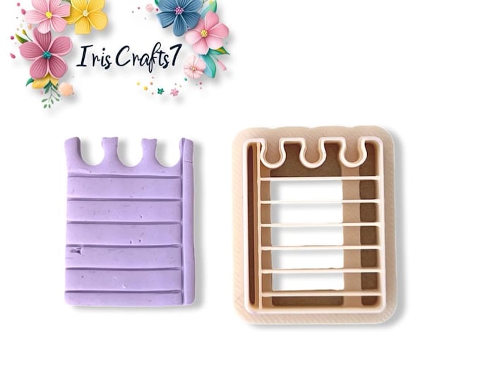 Notepad Sheet Polymer Clay Cutter - Ceramic tools - Earrings Making