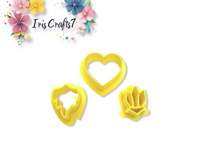 Sacred Heart Polymer Clay Cutter for Earrings Jewelry Tool