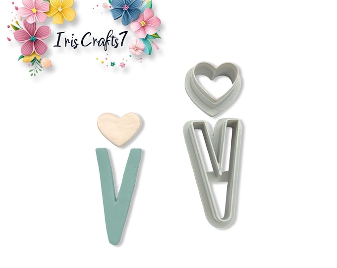 Tender Angle Polymer Clay Cutter for Valentine Earrings Jewelry Tool
