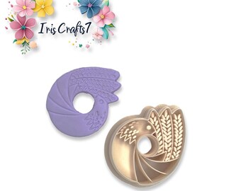 Bird Circle Polymer Clay Cutter for DIY Earrings Jewelry Making